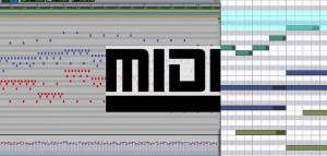 MIDI editing.